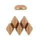 Matubo GemDuo Perlen 8x5mm Matte - Metallic copper